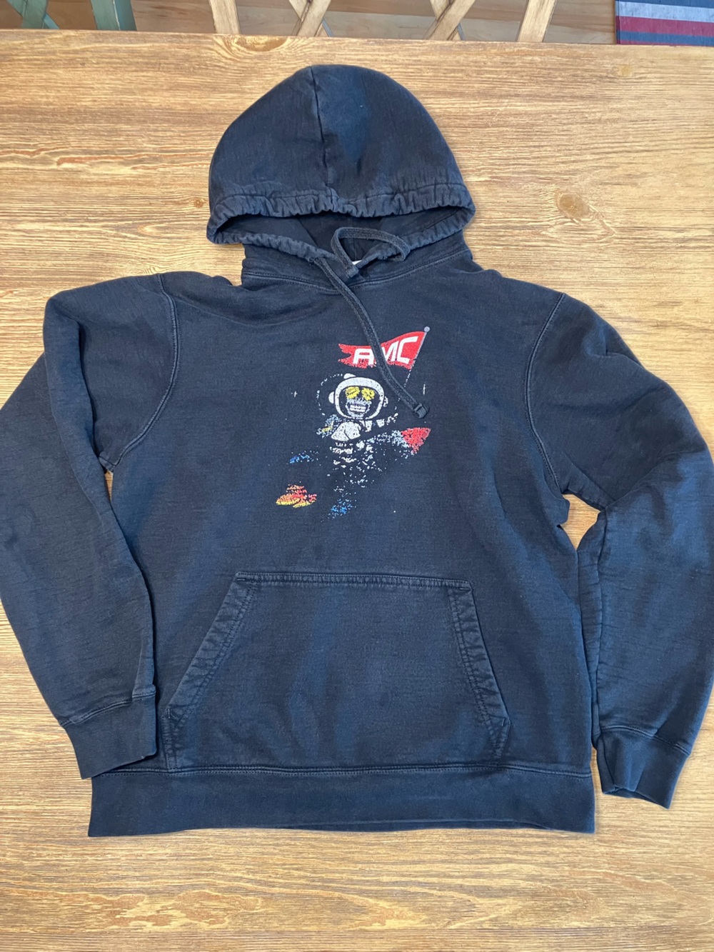 Port and Company Black Men's Medium AMC Hoodie with Small Graphic